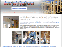 Tablet Screenshot of howardcountyhandyman.com